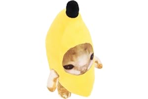 Wisoqu Banana Cat Plush Toy Premium Soft Cozy Stuffed Animals Toy for Stress Relief Home Decor, Made of Plush Material (30cm)