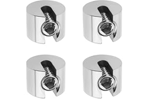 LT Easiyl 4pcs M8x4mm Wire Rope Fixing Clip Stainless Steel Stop Clamp Wire Rope Clamp Non Slip Wire Rope Cable Clamps Clamp Stopper for Tension the Rope