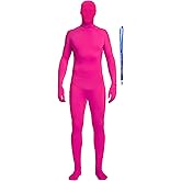 Full Bodysuit Include Zipper Helper Unisex Spandex Stretch Adult Costume Zentai Disappearing Man Body Suit