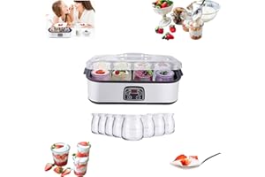 1.6L Large Automatic Yogurt Maker - Digital Probiotic Yogurt Machine with Temperature Control, Make Trillions of Live Probiot