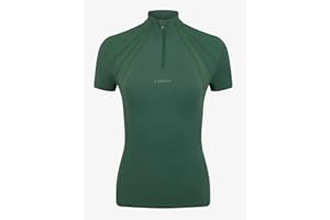 LeMieux Mia Mesh Base Layer - Women's Short Sleeve Top - Lightweight - Sweat Wicking - 360 Stretch - Equestrian Activewear