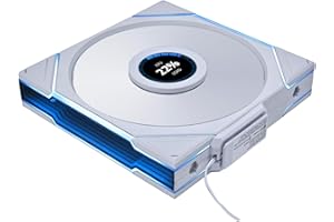 Lian Li UNI Fan TL LCD Wireless 140-Pack of 1-2.4GHz Wireless Signal 140MM ARGB Fan-Infinity Mirror-Daisy Chain -Customizable