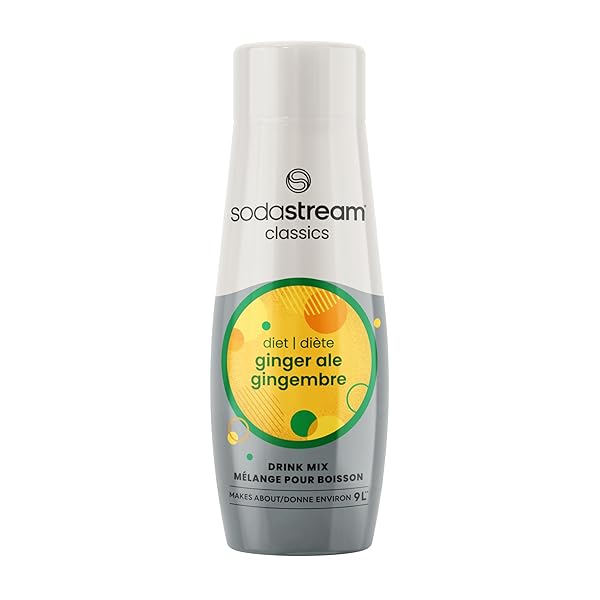 SODASTREAM DIET GINGER ALE SYRUP, 14.8 FLUID OUNCE