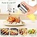 Olive Oil Sprayer, Oil Spray Bottle - Strongest & Portable Oil Dispensers Bottle for BBQ, Making Salad, Cooking, Baking, Roasting, Grilling, Frying With Cleaning Brush Silicone Brush,Silicone Funnel