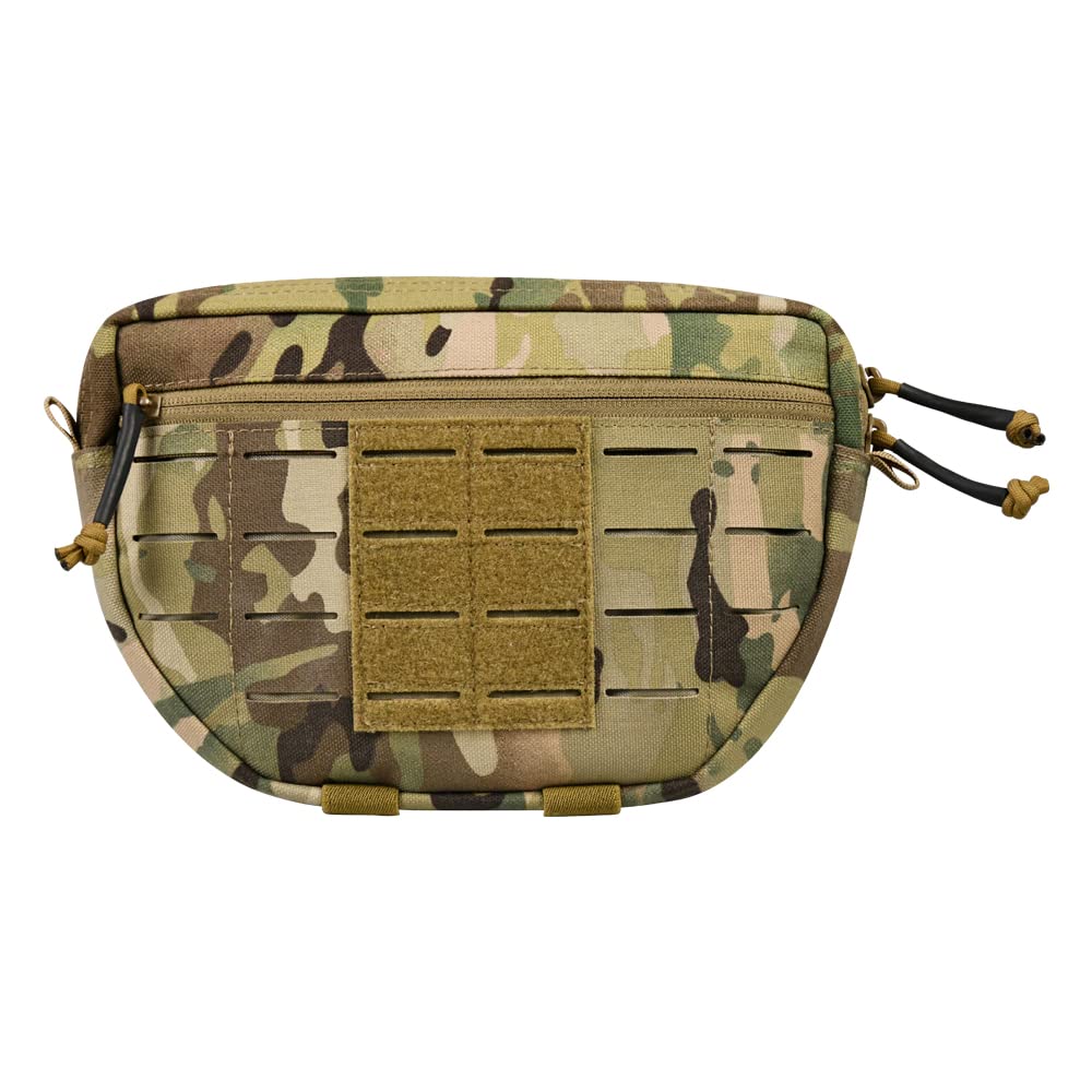 Tactical Admin Pouch MOLLE Pouch 500D Nylon Pouches Tools Bag For Camping Hiking Hunting and Travelling(Multi-Camo)