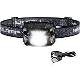 2 Sets High-End Comfortable Camping & Work Headlamp, Long Endurance Lighting 12 Hours, 1000+ LM High Brightness, IPX5 Waterpr