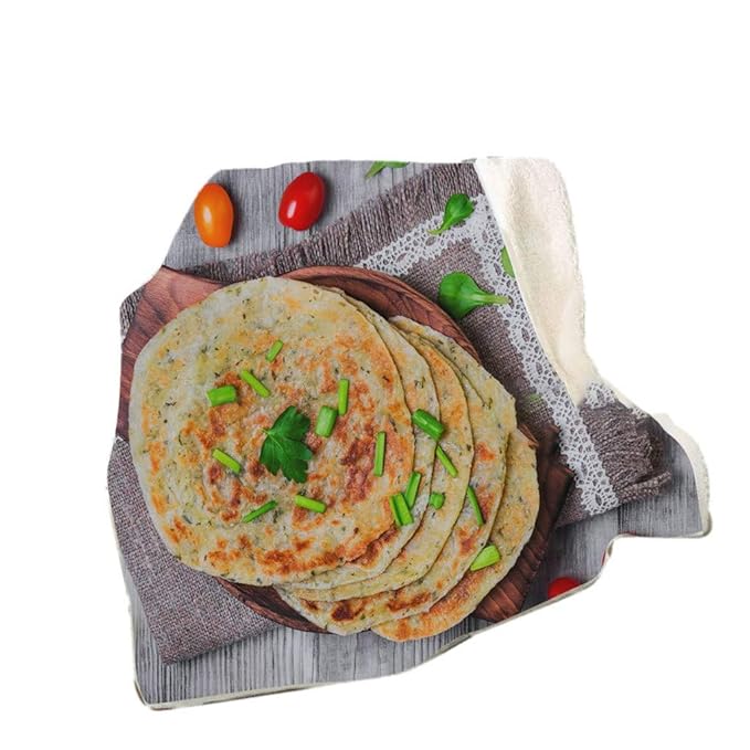 Decke Tortilla Texture Soft Fleece Wurfdecke Super Soft Frühlingsrolle Wrap Blanket, Burrito Blanket Wrap, runde Sofa Decke f