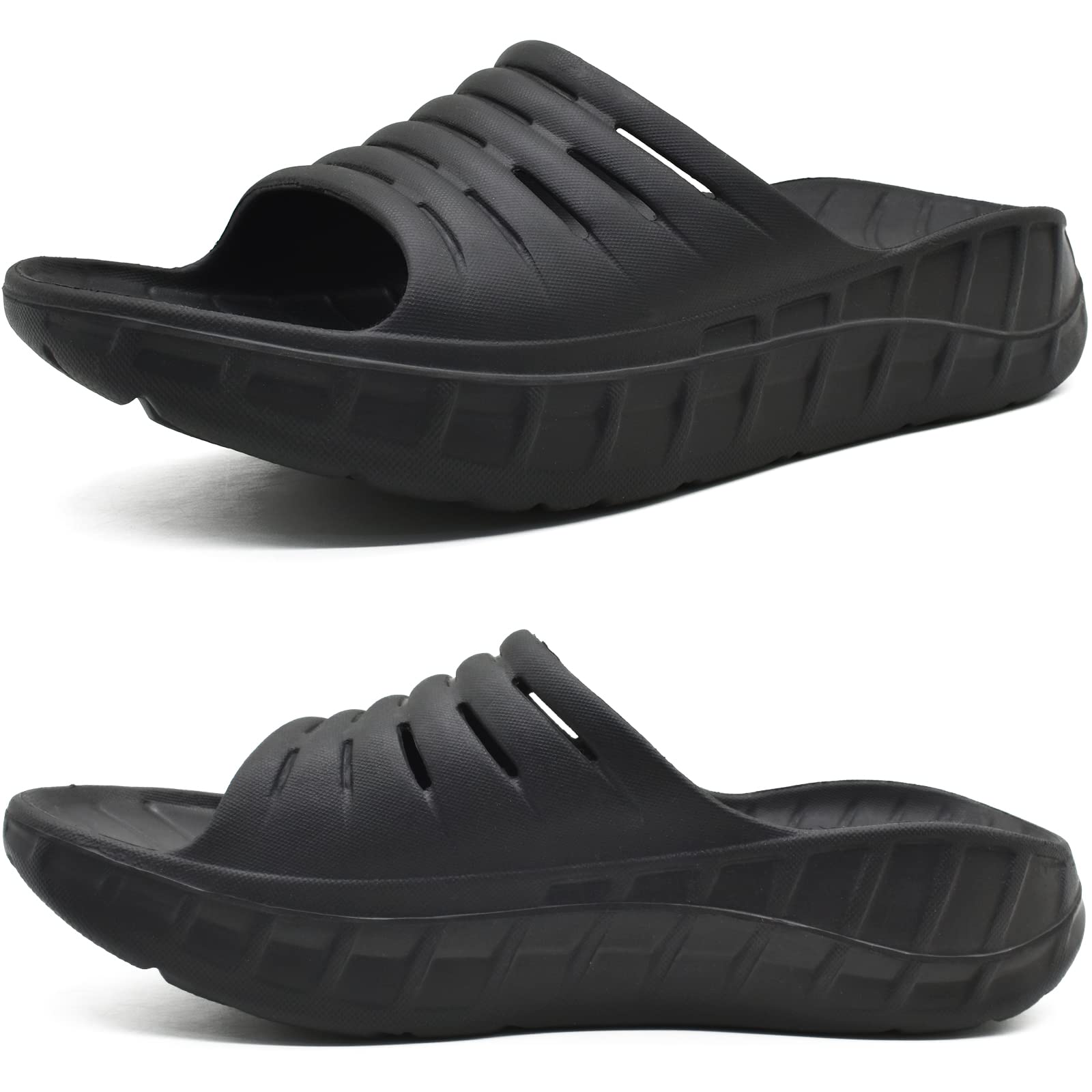 KuaiLu Recovery Sandalen Herren Bequeme Sport Sommer Strand Badesandalen