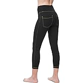 Nirlon Women's Jeggings High Waist Tummy Control Jean Leggings with Pockets for Women