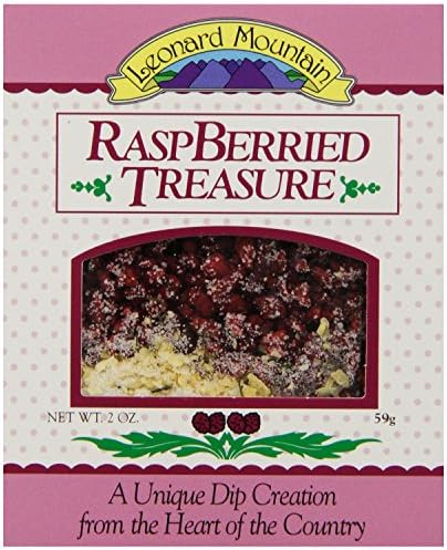Leonard Mountain Treasure Fruit Dip, Raspberried, 2 Ounce (Pack of 6)
