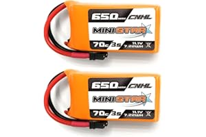 CNHL 3s Lipo Battery 650mAh 70C 11.1v with XT30 Plug for MultiRotor FPV Torrent 110 Lizard 95 Quad Quadcoper Micro RC Drone R