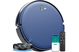 Robot Vacuum and Mop Combo, 2 in 1 Mopping Robotic Vacuum with 2000Pa Max Suction, WiFi/App/Alexa, Schedule Settings, Self-Ch