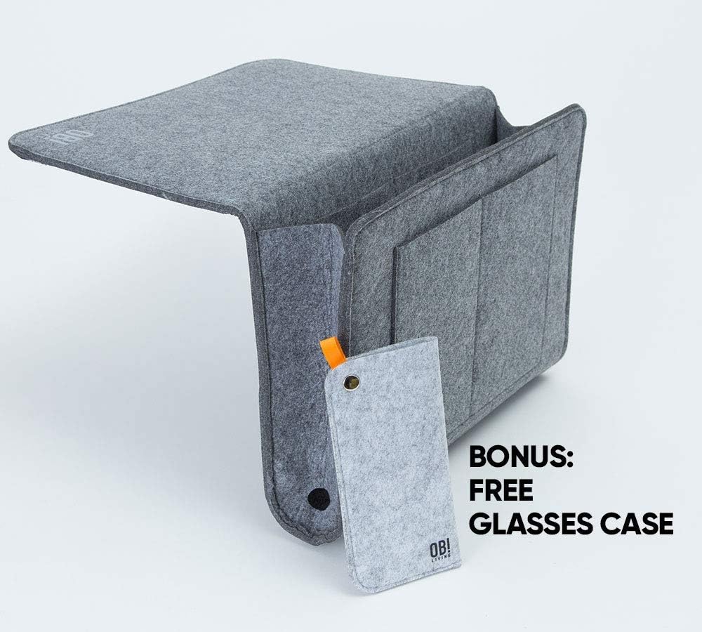 Coffee Glasses Zafit 5 Pockets Bedside Caddy Bedside Storage Organizer For Water Bottles Magazines Phone Home Kitchen Magazine Holders