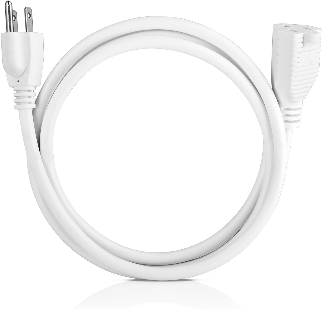 Aurum Cables 6 Ft Power Extension Cord - Electrical Power Cord - 16AWG Power Extension Cable Cord - SJTW NEMA 5-15P to NEMA 5-15R - ETL Listed - 3 Pack (6 Feet - 3 PK): Home Audio & Theater