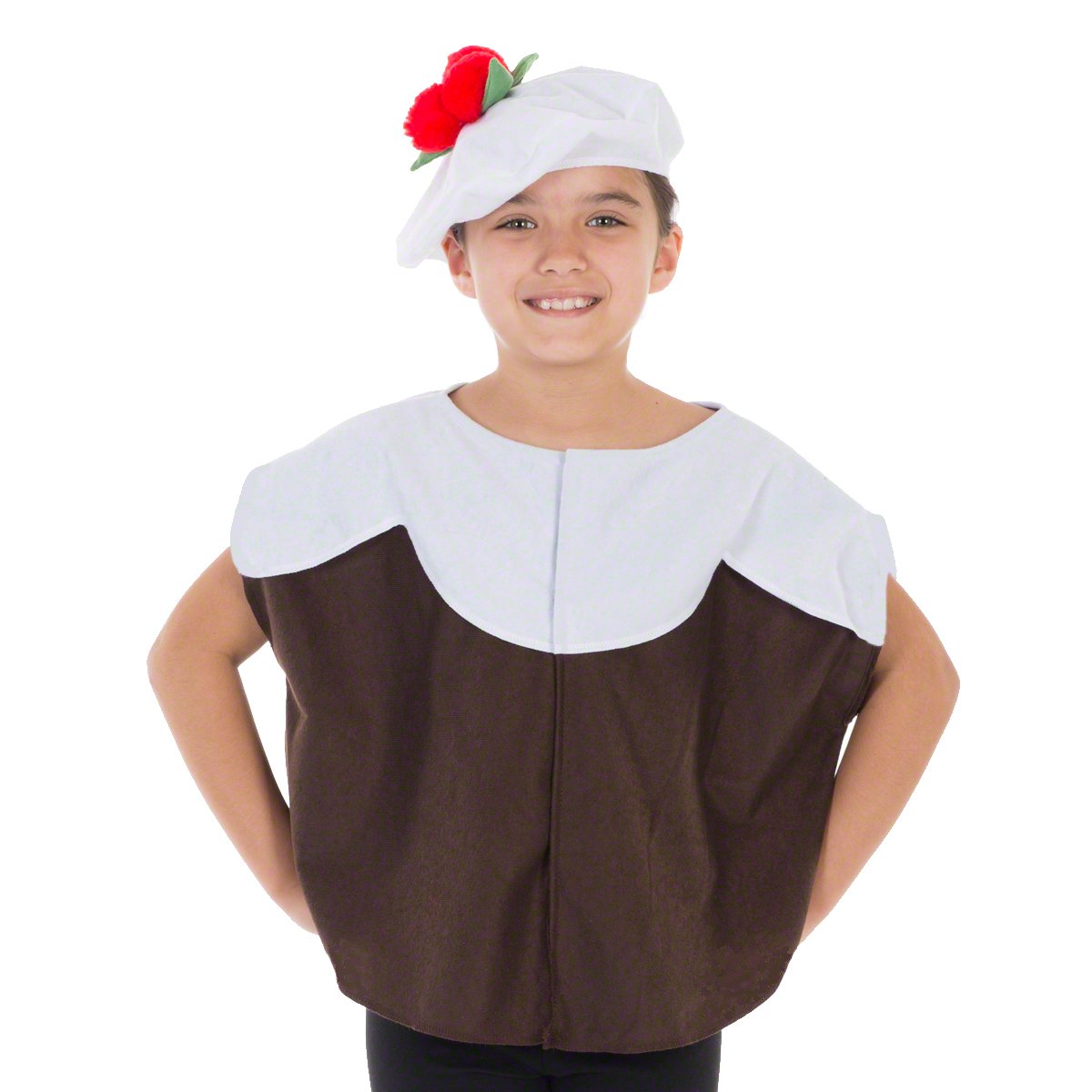 Charlie Crow Christmas Pudding Costume for kids one size 3-8 Years.