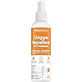 NatureStop Chigger Repellent Spray for Humans, DEET-Free Insect Repellent for Skin & Outdoor Protection, 6 oz (180mL)