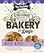 Three Dog Bakery Bitty Bites Trio Soft Baked Cookies for Dogs, Three Flavor Pack; Carob Chip, Peanut, and Vanilla, 13 Ounce Box