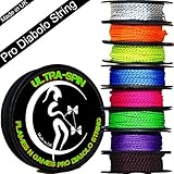 ULTRA-SPIN Pro Diabolo String 10m Reel (Choice of Colors) Performance, High Speed Diablo String for all Diabolos.