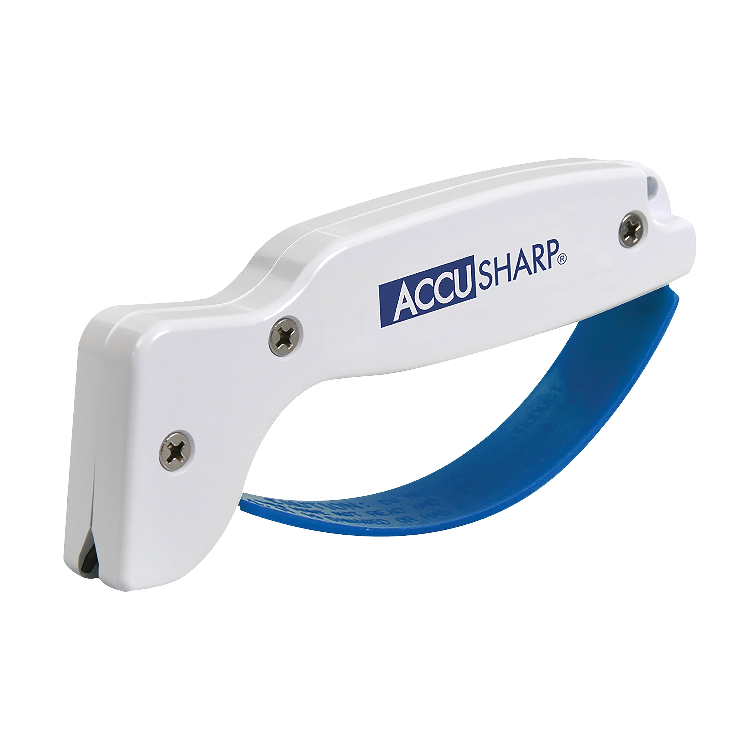 ACCUSHARP Knife Sharpner, Blue & White