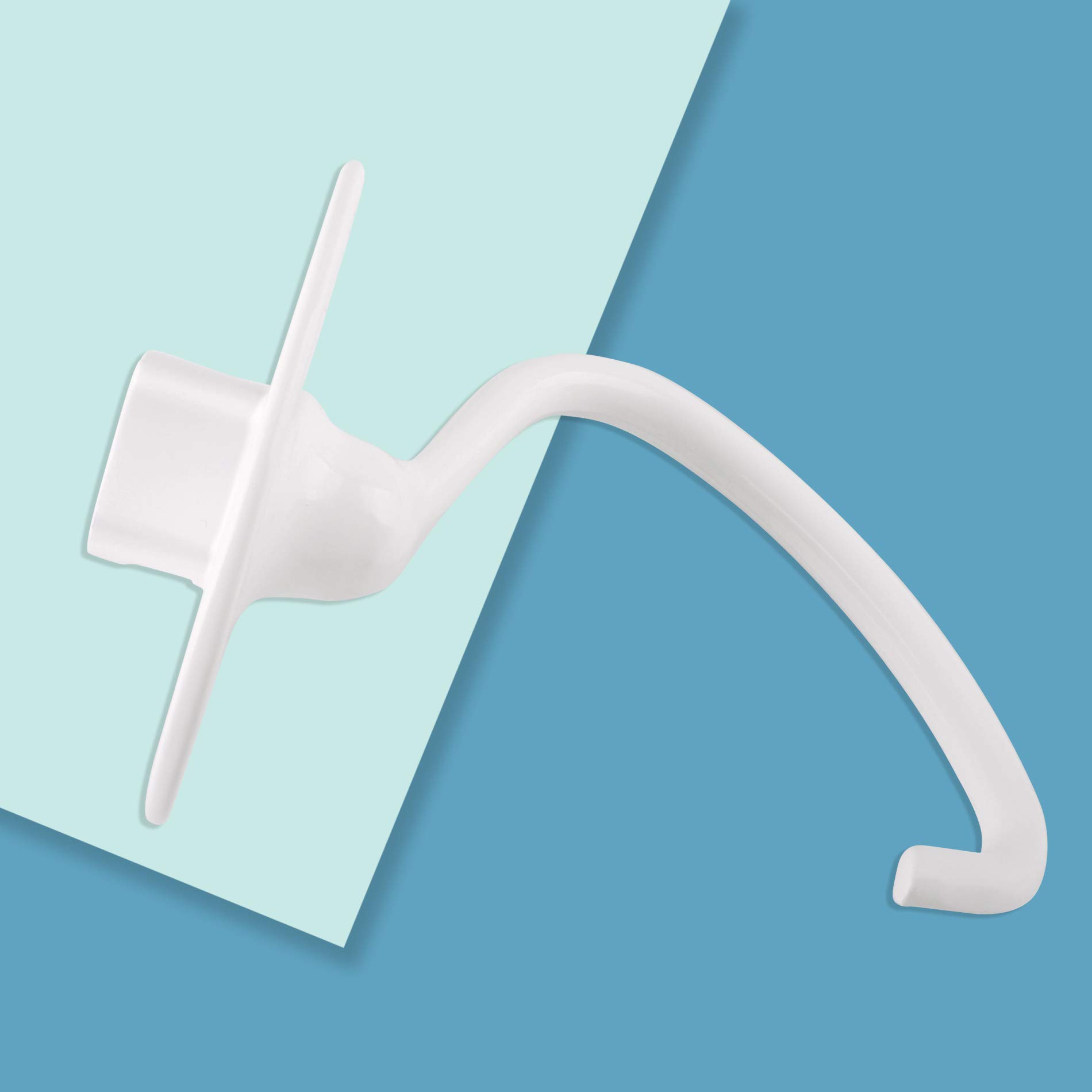 K45DH Coated Dough Hook Compatible with Kitchen-Aid Mixer, Bread Hook Attachment for Kitchen Aid K45 K45SS KSM90 KSM150 Tilt-Head Stand Mixers, 4.5/5.0 Quart Bowl