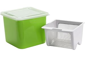 Cuisipro Yogurt Cheese Maker, Green, 5.7" x 5.7" x 4.7"