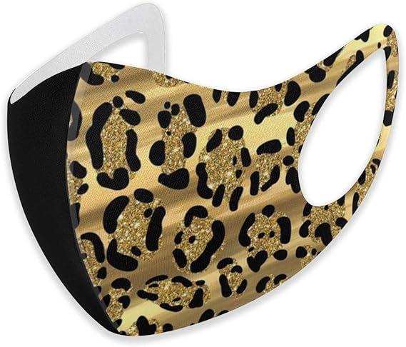 Ma-s-k Can Block Cold, Smog, Car Exhaust, Wind Protection And Passive Smoking yellow sparkling