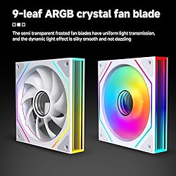 ICOLER Prism 4ultra 120mm ARGB PC Case Fan - Dual