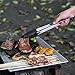 TTLIFE BBQ Tong Sets Grill Tongs Stainless Steel Silicone Kitchen Tongs 2 Pack (9-Inch & 12-Inch) 9