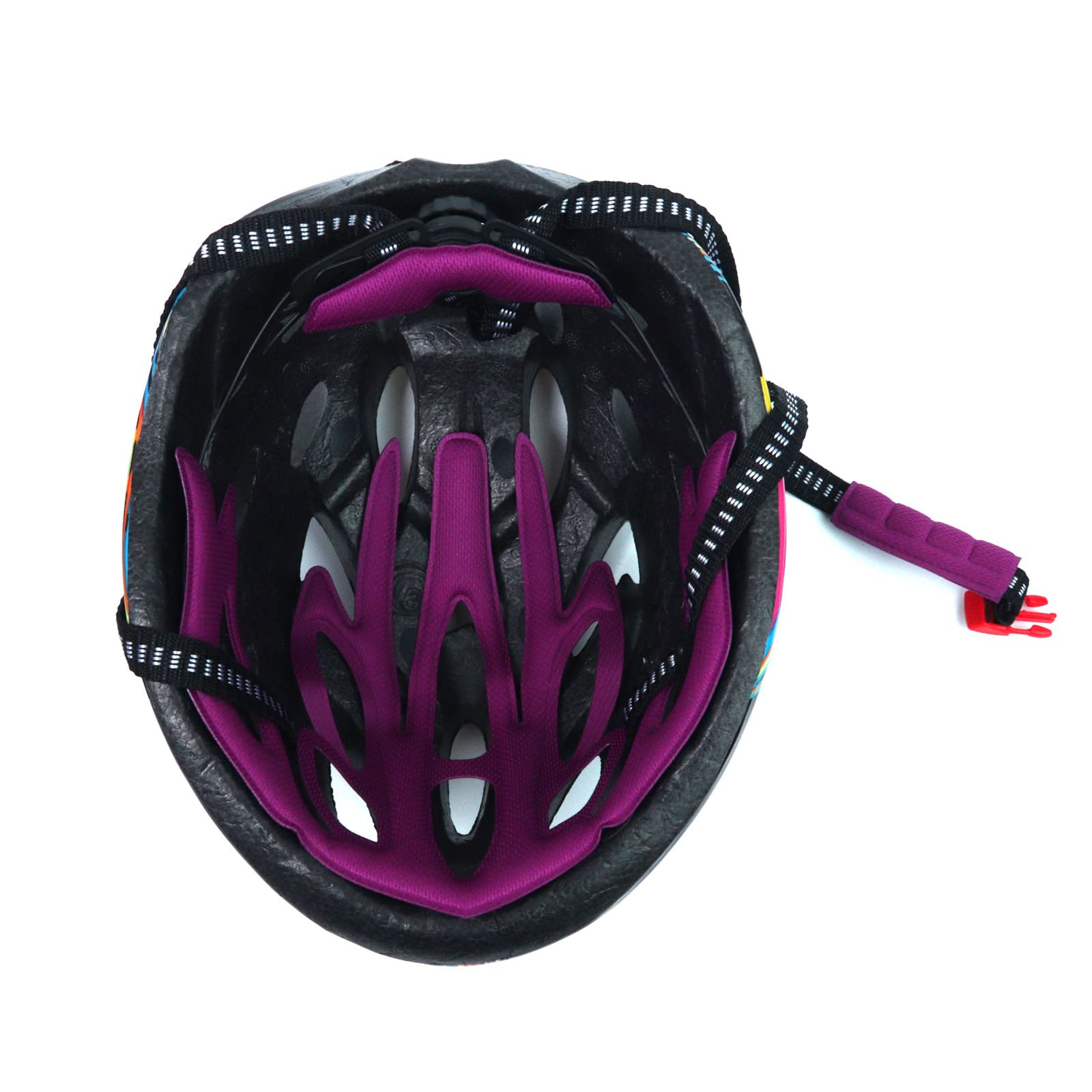 Helmet Padding Foam Pads Kit Sealed Sponge Protective Lining Liner Cushion Mat Set for Outdoor Sports Cycling Bike Motor Bicycle Riding Accessories (Purple)