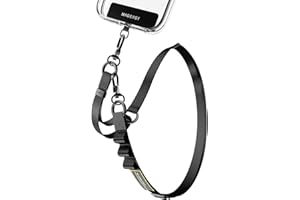 MAGEASY 2-In-1 Cell Phone Lanyard Crossbody - Universal Crossbody Phone Strap & Phone Wrist Strap with Built-in Keychain, Phone Tether Tab | Anti Drop & Anti Theft for Daily & Outdoor Activities