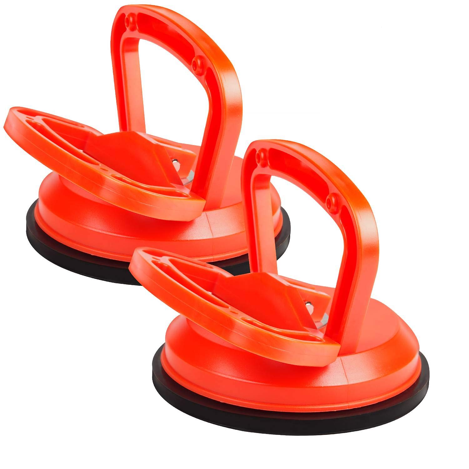 EXLECO 2 Pcs Suction Cups 40KG Heavy Duty Suction Lifter Orange