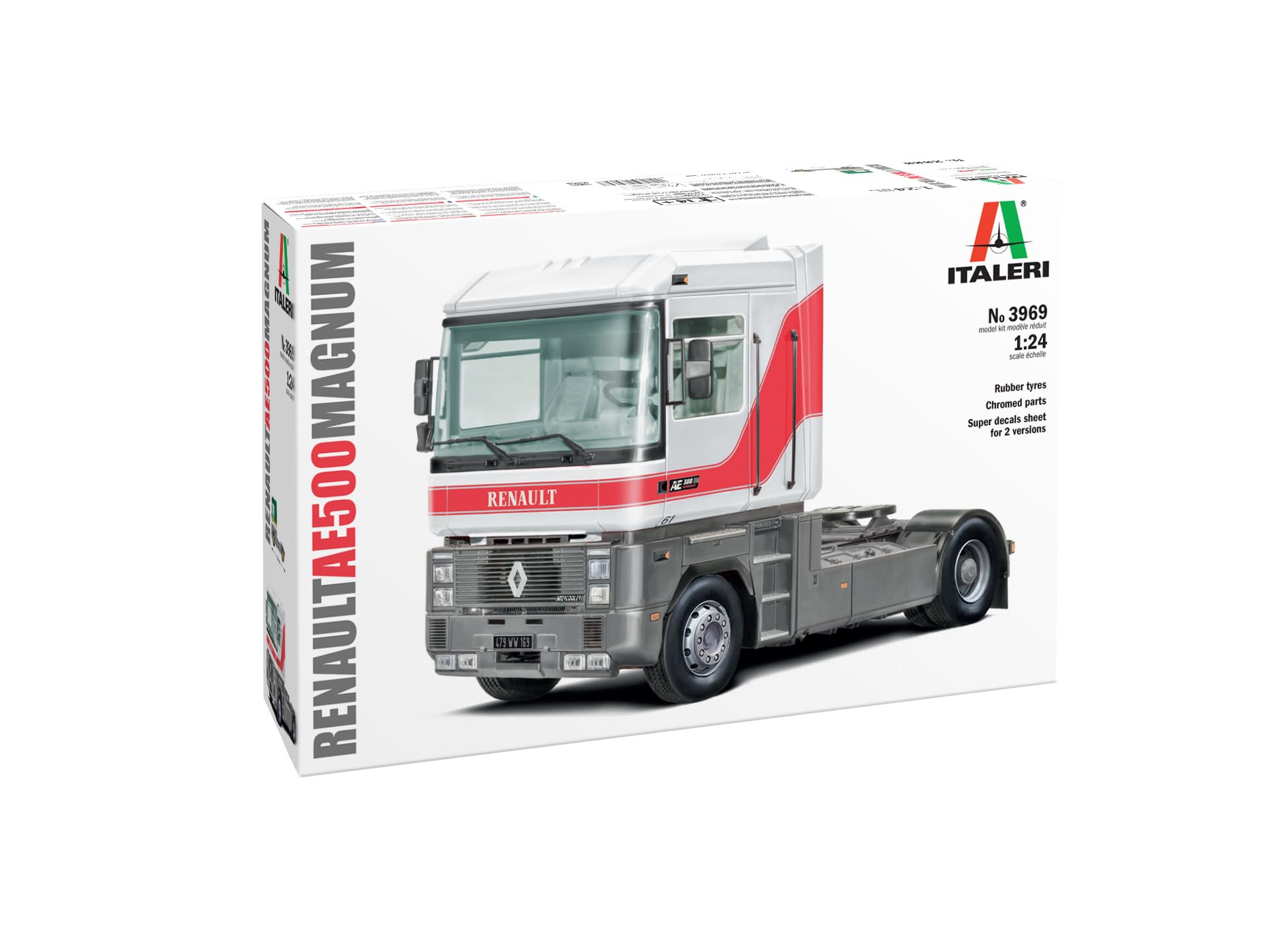 Italeri 3969 Renault AE500 Magnum, scale 1:24, Plastic Model Kit