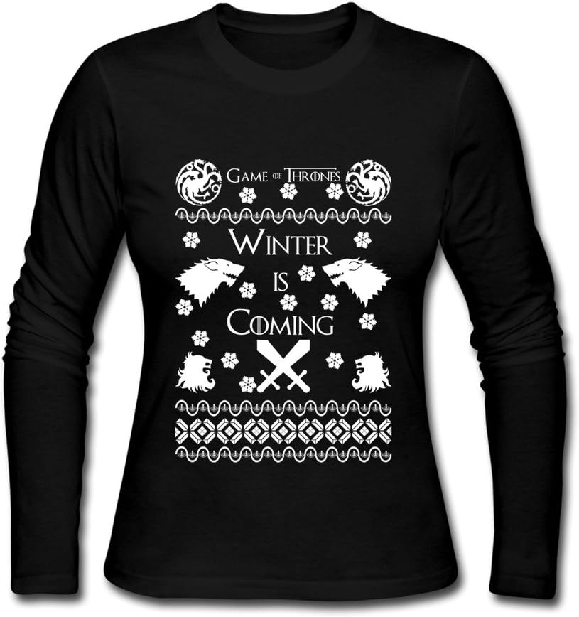 TTATT Women's Winter Is Coming Stark Family T-shirt