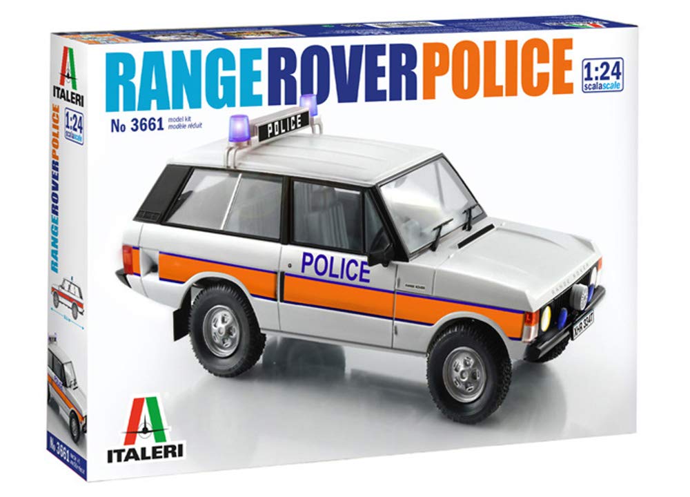ITALERI 3661S - 1:24 Range Rover Police, Model Building Kit, Stand Model Building, Crafts, Hobby, Gluing, Plastic Kit, Detailed
