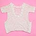 Udobuy Soft Infant Baby Girl Lace Romper Sunsuit Bodysuit Newborn Photo Props (White)