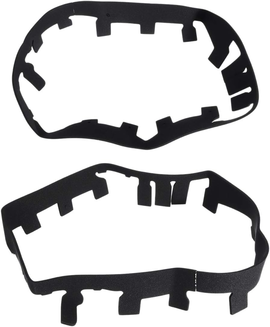 Casinlog 2Pcs Car Front Headlight Lens Gasket Seal Cover for for Corvette C6 2005-2013