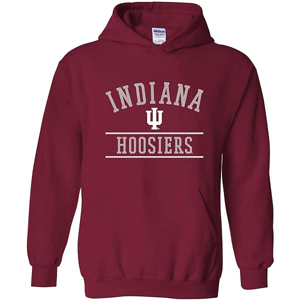 NCAA Indiana Hoosiers Women's Campus Pullover – Oversized Burnout Fleece Sweatshirt In Cardinal