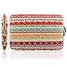 Kamor 11-11.6 Inch Bohemian Style Fabric Sleeve Case for Apple MacBook Air (Lantern Red & Beige)