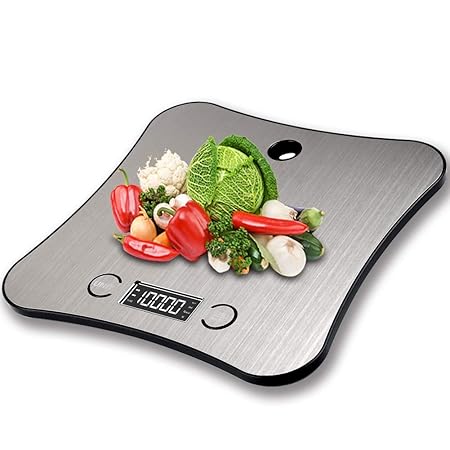 TOFOCO Digitale Küchenwaage Waage Backen Food Scale, 1-5000g/ml Tara Multifunktionswaage Elektronische Waage Küchen Klein Dig