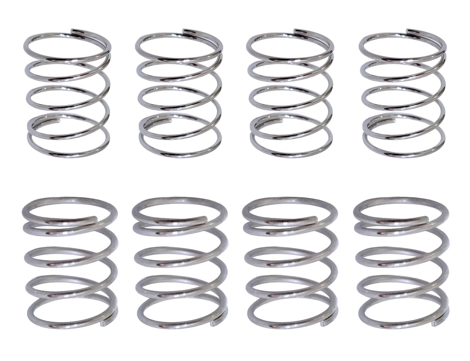 Auto-plaza 8pcs 2lb 4lb Springs for Sanwa JLF Joysticks Stainless Steel Springs for Games Box Sticks (4pcs 4lb + 4pcs 2lb springs)
