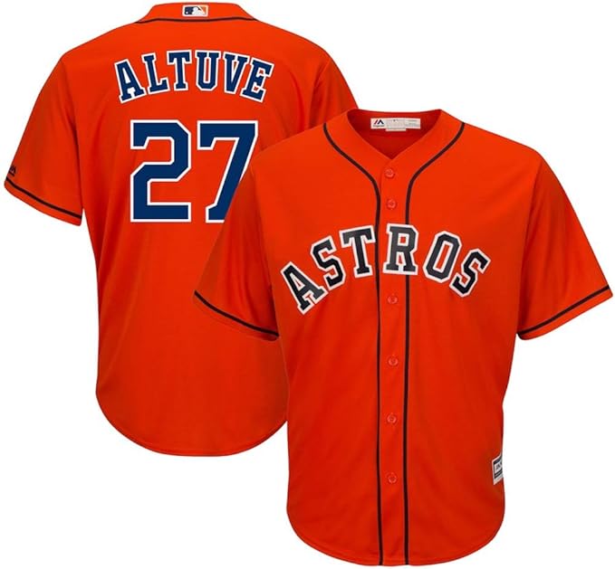 YQSB Jersey béisbol de la Principales Liga Houston Astros 27 Altuve, Rojo, MenXL Amazon.es