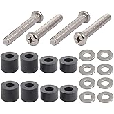 Adiyer M8 Screws for Samsung TV Wall Mount 304 Stainless Steel M8 x 45mm TV Mounting Bolts Screws for Samsung TV with 25mm Lo