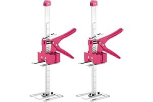 RENYINDA Labor-Saving Arm Jack Multifunctional Construction Jacks, Furniture Jacks，Lift Height 10 inches 300lb Load-Bearing for Installing Windows and Doors, Lifting Furniture, Woodworking Tools