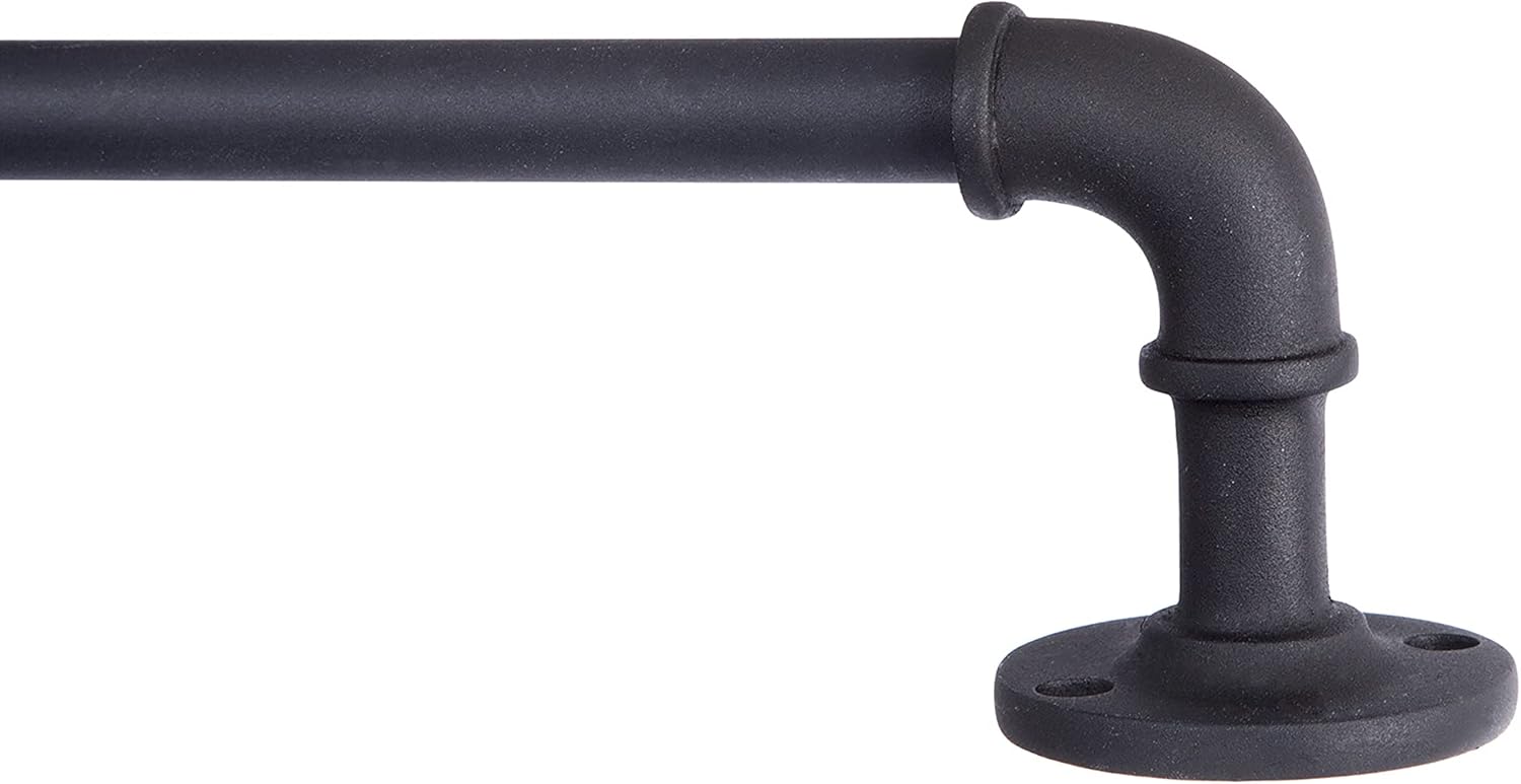 Kenney Adler Industrial Pipe Wrap Around Curtain Rod