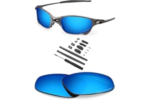 BLAZERBUCK Anti-salt Polarized Replacement Lenses & Sock Kit for Oakley Juliet Sunglass