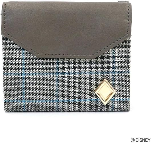 Amazon Accommode アコモデ わんわん物語 レトロチェックミニウォレット ワイン 財布