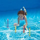 Xndryan Diving Pool Toys Set 14Pcs Kids Underwater Dive Rings Sticks Torpedo view 3