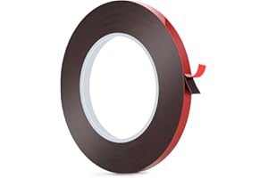 BTF-LIGHTING Double Sided Mounting Tape 39ft/12m x 0.4in/10mm Two Sided Strong Adhesive Foam Tape Heavy Duty Waterproof Tape 