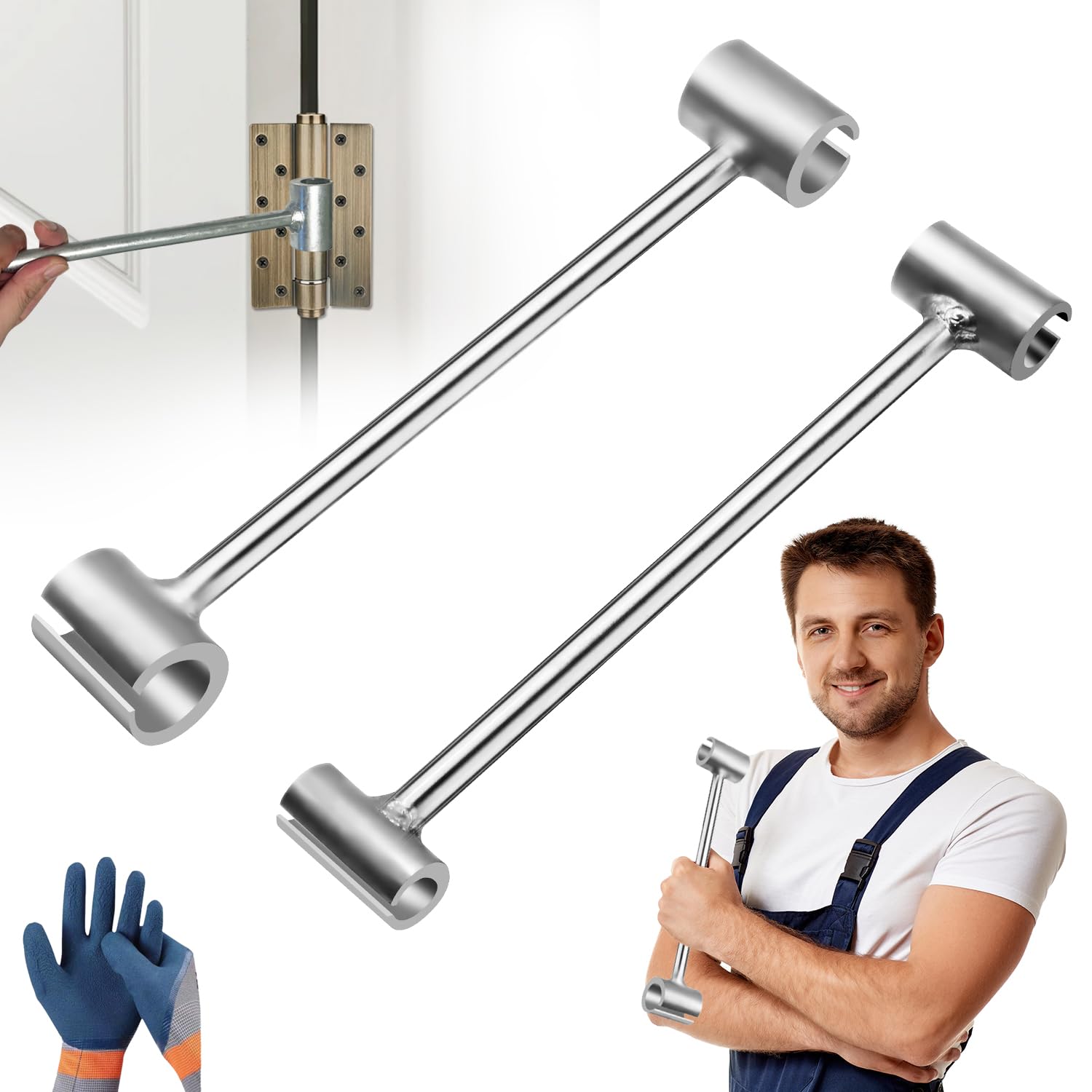 Photo 1 of Door Hinge Adjustment Tool Kit,Hinges Gap Adjusting Wrench,Door Hinge Repair Tool for Various Door Hinge Gaps