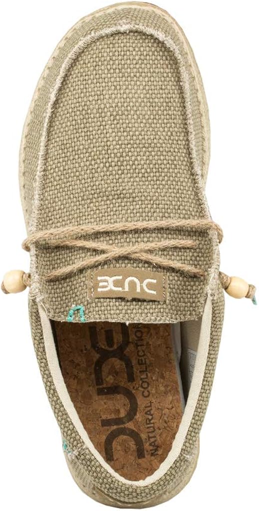 hey dude mens wally braided vegan loafer